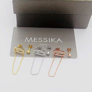 Kitlife Messika Move Uno and Diamond Earrings in Gols / Silver / Rose Gold - 6
