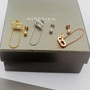 Kitlife Messika Move Uno and Diamond Earrings in Gols / Silver / Rose Gold - 2
