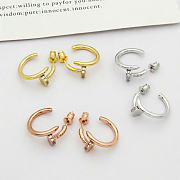 Kitlife Cartier Nail-shaped Stud Earrings In Gold / Silver / Rose Gold - 6