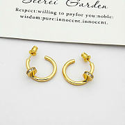 Kitlife Cartier Nail-shaped Stud Earrings In Gold / Silver / Rose Gold - 5