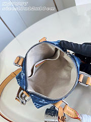 Kitlife Louis Vuitton Speedy 18 Bandoulière Blue Denim M27557 18x12x10cm - 6