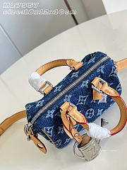 Kitlife Louis Vuitton Speedy 18 Bandoulière Blue Denim M27557 18x12x10cm - 5