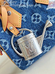 Kitlife Louis Vuitton Speedy 18 Bandoulière Blue Denim M27557 18x12x10cm - 2