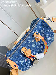 Kitlife Louis Vuitton Speedy 30 Bandoulière Bag Blue M27556 34x22x19cm - 3