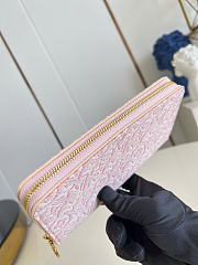 Kitlife Louis Vuitton Zippy Wallet Pink Monogram M29575 19.5x10.5x2.5cm - 5