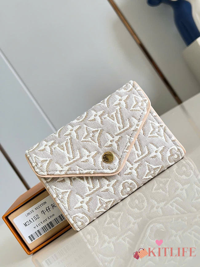 Kitlife Louis Vuitton Victorine Wallet Gray Monogram M2A152 12x9.5x2.5cm - 1