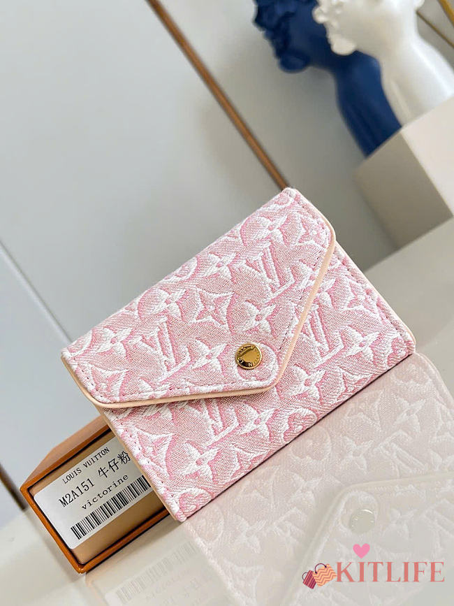 Kitlife Louis Vuitton Victorine Wallet Pink Monogram M2A151 12x9.5x2.5cm - 1