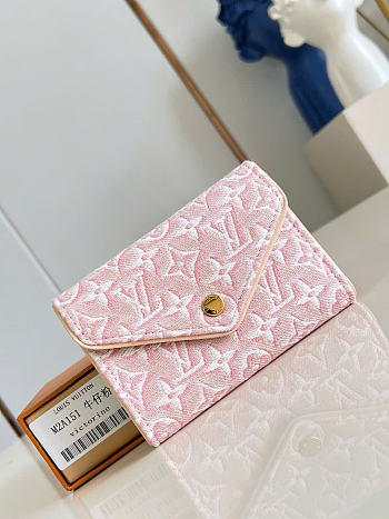 Kitlife Louis Vuitton Victorine Wallet Pink Monogram M2A151 12x9.5x2.5cm