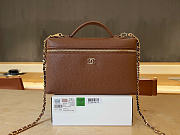 Kitlife Chanel 26A Vanity Bag Brown AP5347 15x23x5cm - 1