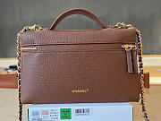 Kitlife Chanel 26A Vanity Bag Brown AP5347 15x23x5cm - 2