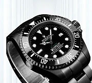 Kitlife Rolex Deepsea Blaken Watch Black 44mm - 5