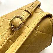 Kitlife Chanel 26K Handbag Yellow Calfskin 32×20×10cm - 3
