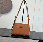 Kitlife Chanel 26K Handbag Brown Calfskin 22.5×14×8cm  - 5