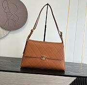 Kitlife Chanel 26K Handbag Brown Calfskin 32×20×10cm  - 1