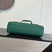 Kitlife Chanel 26K Handbag Green Calfskin 32×20×10cm  - 4
