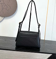 Kitlife Chanel 26K Handbag Black Calfskin 22.5×14×8cm - 5