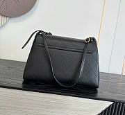 Kitlife Chanel 26K Handbag Black Calfskin 32×20×10cm  - 6