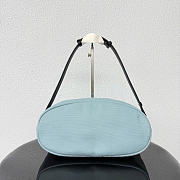 Kitlife Chanel 26M Coco Beach Rugby Shoulder Bag Blue 30x10x14cm - 6
