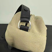 Kitlife Chanel 26M Coco Beach Rugby Shoulder Bag Beige 30x10x14cm - 5