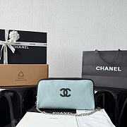 Kitlife Chanel 26M Coco Beach Toiletry Bag Blue 29x16x12cm - 1