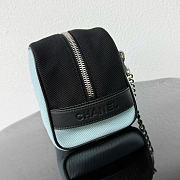 Kitlife Chanel 26M Coco Beach Toiletry Bag Blue 29x16x12cm - 5
