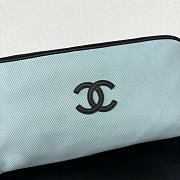 Kitlife Chanel 26M Coco Beach Toiletry Bag Blue 29x16x12cm - 3