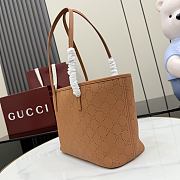 Kitlife Gucci Tribeca Small Tote Bag Brown Leather 875236 25x19x11.5cm - 5