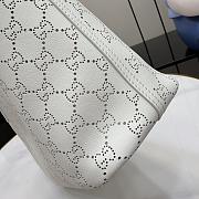 Kitlife Gucci Tribeca Small Tote Bag White Leather 875236 25x19x11.5cm  - 2