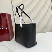 Kitlife Gucci Tribeca Small Tote Bag Black Leather 875236 25x19x11.5cm - 6