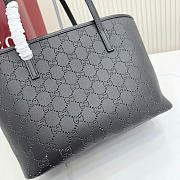 Kitlife Gucci Tribeca Small Tote Bag Black Leather 875236 25x19x11.5cm - 2