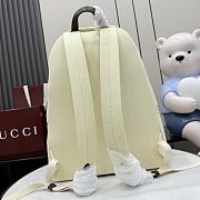Kitlife Gucci Positano Large Backpack Ivory Canvas 875226 34x45x17cm - 6