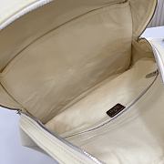 Kitlife Gucci Positano Large Backpack Ivory Canvas 875226 34x45x17cm - 5