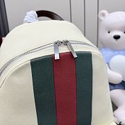 Kitlife Gucci Positano Large Backpack Ivory Canvas 875226 34x45x17cm - 4