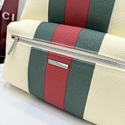 Kitlife Gucci Positano Large Backpack Ivory Canvas 875226 34x45x17cm - 3
