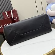 Kitlife Gucci NY Large Tote Bag Black Leather A00B4R 42x30x18cm - 6