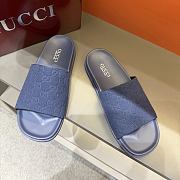 Kitlife Gucci Men Slide Sandals In Dark Blue - 2