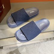 Kitlife Gucci Men Slide Sandals In Dark Blue - 3
