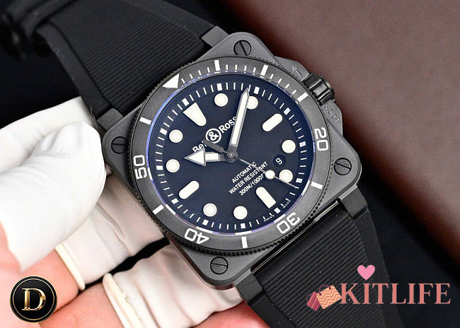 Kitlife Bell & Ross BR03A Watch Dark Blue 42mm - 1