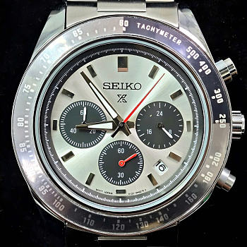Kitlife Seiko Prospex SSC911P1 Panda Watch Silver & Black 41.5mm