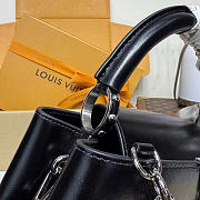 Kitlife Louis Vuitton Capucines East-West Mini Bag Black M25492 22x8x12cm - 4