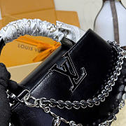 Kitlife Louis Vuitton Capucines East-West Mini Bag Black M25492 22x8x12cm - 3