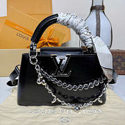 Kitlife Louis Vuitton Capucines East-West BB Bag Black M25492 26.5x8x14cm - 1