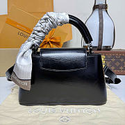 Kitlife Louis Vuitton Capucines East-West BB Bag Black M25492 26.5x8x14cm - 6