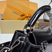 Kitlife Louis Vuitton Capucines East-West BB Bag Black M25492 26.5x8x14cm - 3