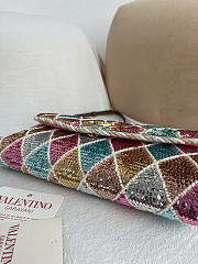 Kitlife Valentino Garavani DeVain Small Shoulder Bag Multicolor 23.5x12x3cm  - 6