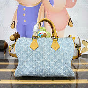 Kitlife Louis Vuitton Speedy Bandoulière 30 Bag Light Blue Denim M2A209 34x19x22cm - 6