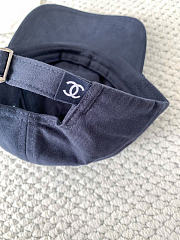 Kitlife Chanel Embroidered Baseball Cap Dark Blue - 5