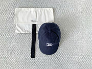 Kitlife Chanel Embroidered Baseball Cap Dark Blue - 2
