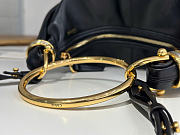 Kitlife Chloe Bracelet Bag Mini in Black Calfskin W765-7 32x14x10cm - 6