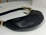 Kitlife Chloe Bracelet Bag Mini in Black Calfskin W765-7 32x14x10cm - 5